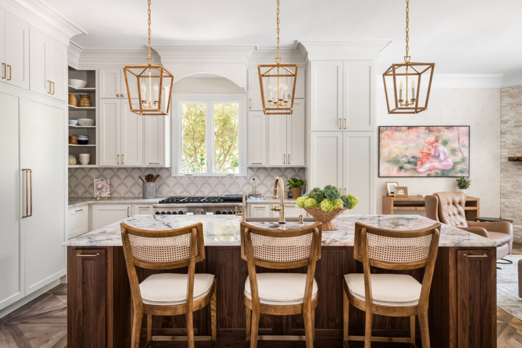 kitchen
kitchen makeover
new kitchen
walnut cabinets
quartzite counters
brass hardware